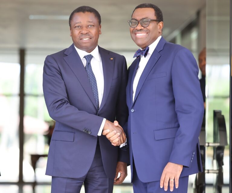 Dr Akinwumi Adesina chez Faure Gnassingbé
