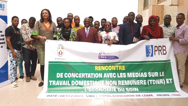 Togo : des professionnels des médias sensibilisés sur le « Travail Domestique Non Rémunéré »