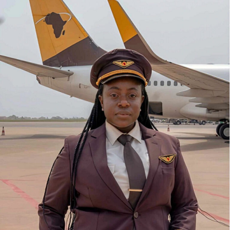 La 1ère pilote du Togo, Ayélé Jessica Kouévi