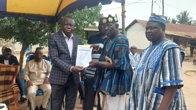 Agou: La cérémonie de remise de site de construction du centre sanitaire