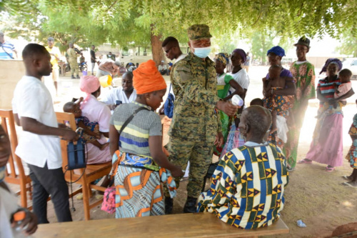 A kpendjal, les Forces de défense et de sécurité lancent des opérations médicales civilo-militaires gratuites