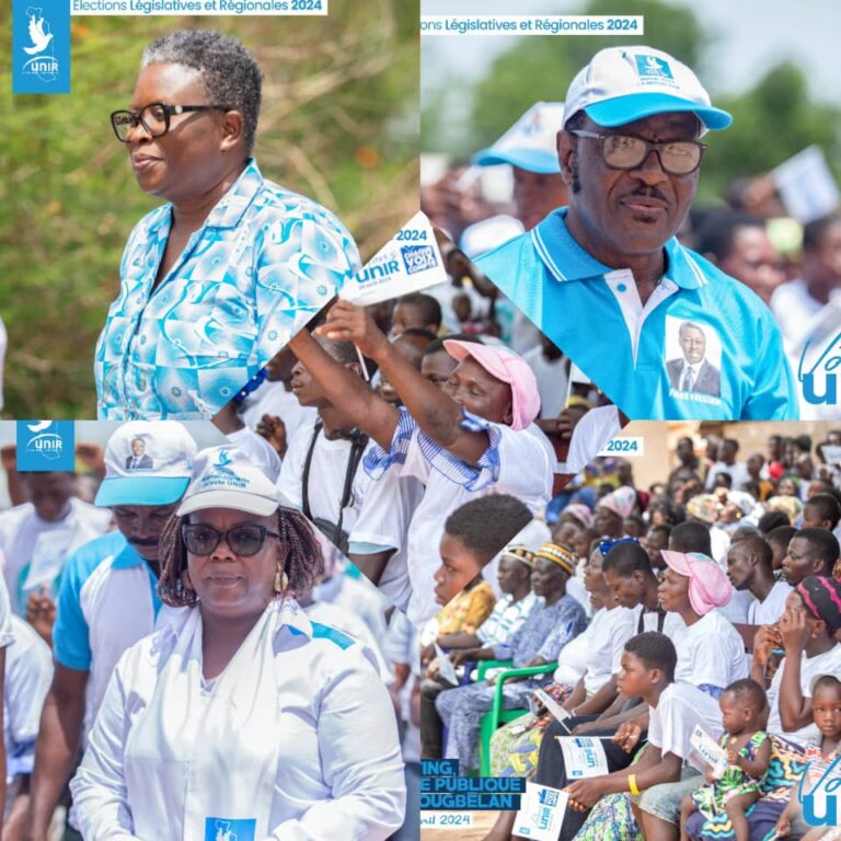 Elections 2024 : Yawa Ahofa Kouigan et Georges Aidam Enflamment Adougbelan avant les Élections du 29 Avril