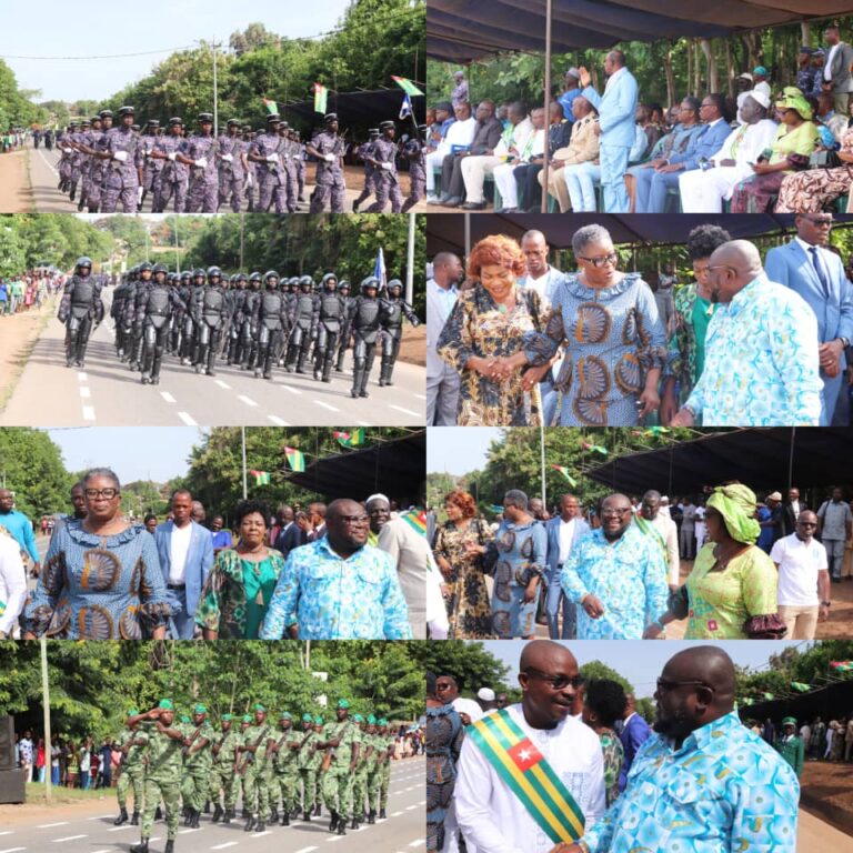 Atakpamé : Défilé Militaire pour célébrer le 64ème Anniversaire de l’Indépendance du Togo