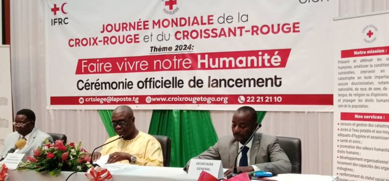 Le Togo célèbre la Journée mondiale de la Croix-Rouge et du Croissant-Rouge: les activités officiellement lancées à Lomé