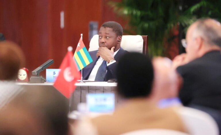 Sommet sino-africain 2024 : Faure Gnassingbé plaide pour une gouvernance mondiale plus équilibrée et inclusive