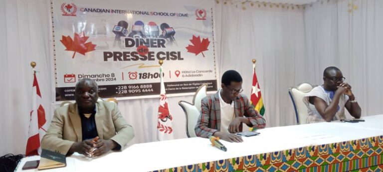 Le Canadian International School of Lomé dévoile ses programmes éducatifs lors d’un dîner de presse