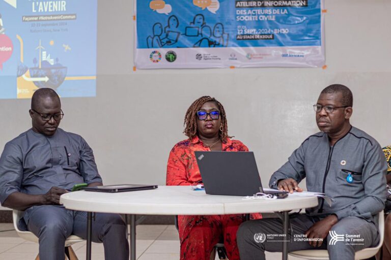 Atelier de sensibilisation des organisations de la société civile togolaise en vue du Sommet de l&rsquo;Avenir