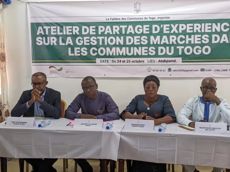 Atakpamé/Décentralisation au Togo : Formation des maires pour optimiser la gestion des marchés
