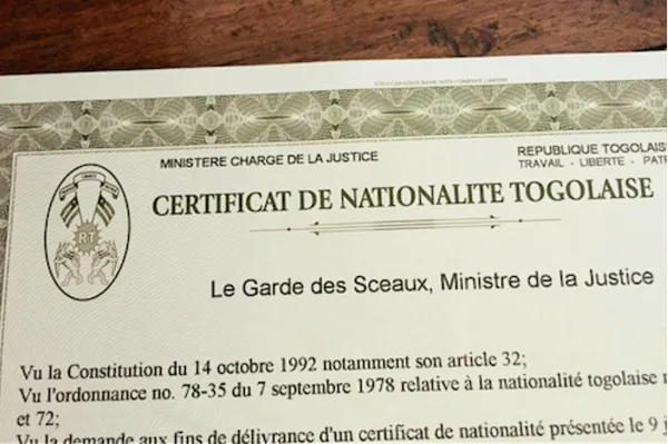 Togo : Une plateforme en ligne pour faciliter l’obtention du certificat de nationalité