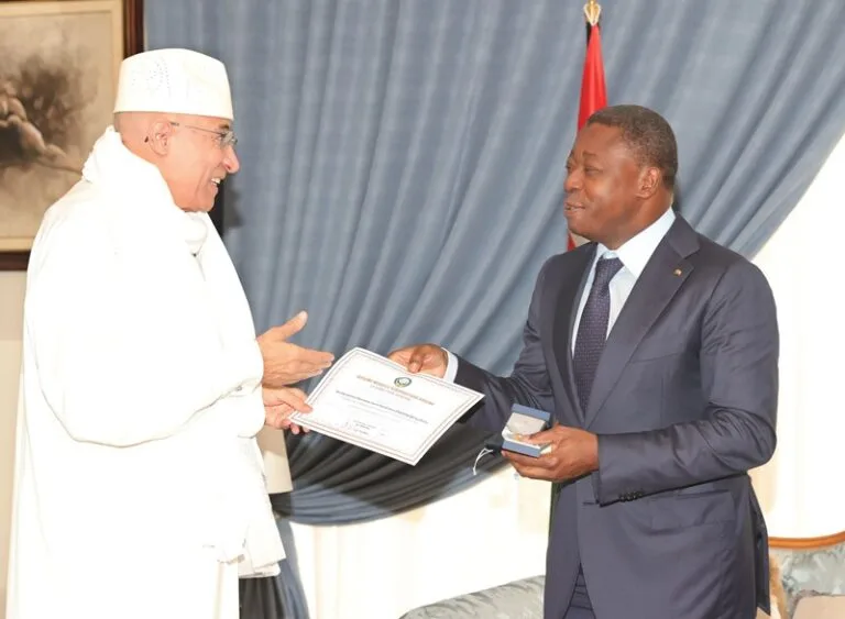 En fin de mission, le DG ASECNA M. Mohamed Moussa chez Faure Gnassingbé