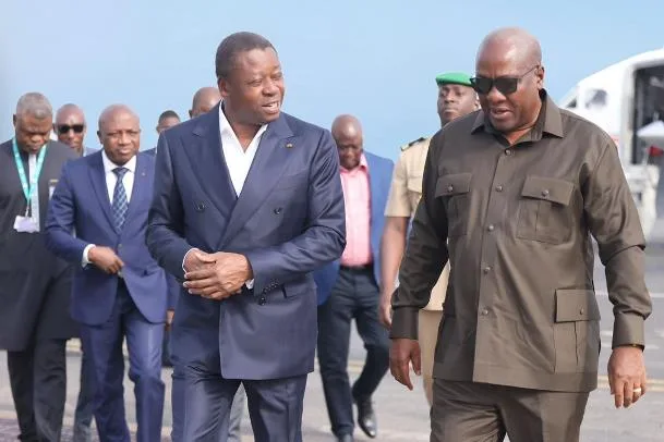 Faure Gnassingbé à l’investiture de John Dramani Mahama