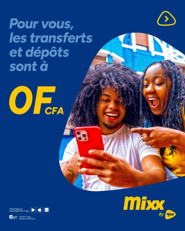 Mixx By Yas Togo : Nouvelle grille tarifaire pour les retraits d&rsquo;argent