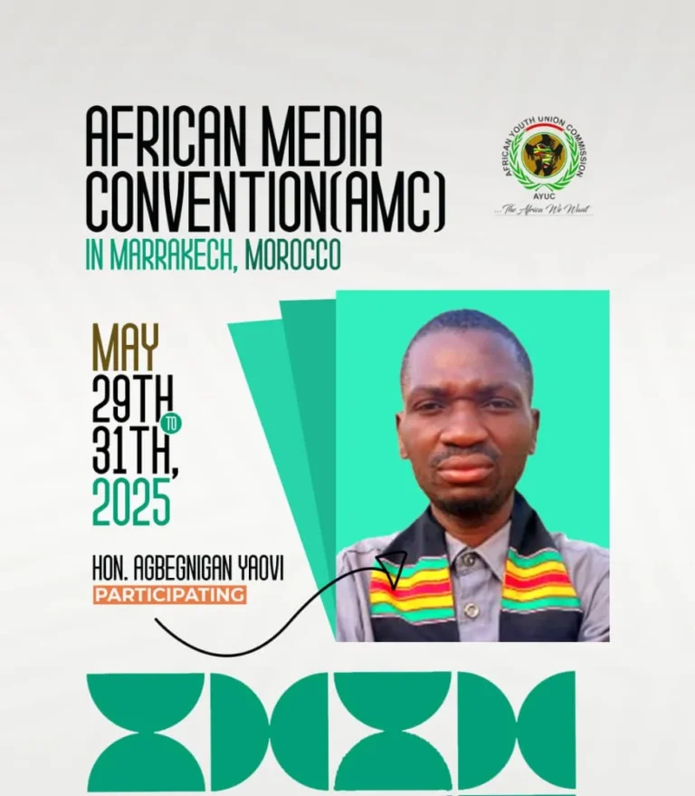 L&rsquo;Honorable AGBEGNIGAN Yaovi à la Convention des Médias Africains à Marrakech