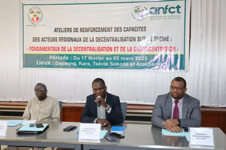 Décentralisation et déconcentration : les acteurs régionaux de la Kara formés aux fondamentaux pour une mission réussie