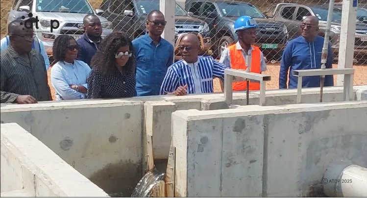 Mila Aziablé en mission d’évaluation des infrastructures d’eau et d’assainissement dans les Plateaux