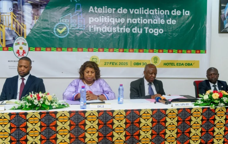 Togo : adoption d’une politique nationale pour dynamiser l’industrie