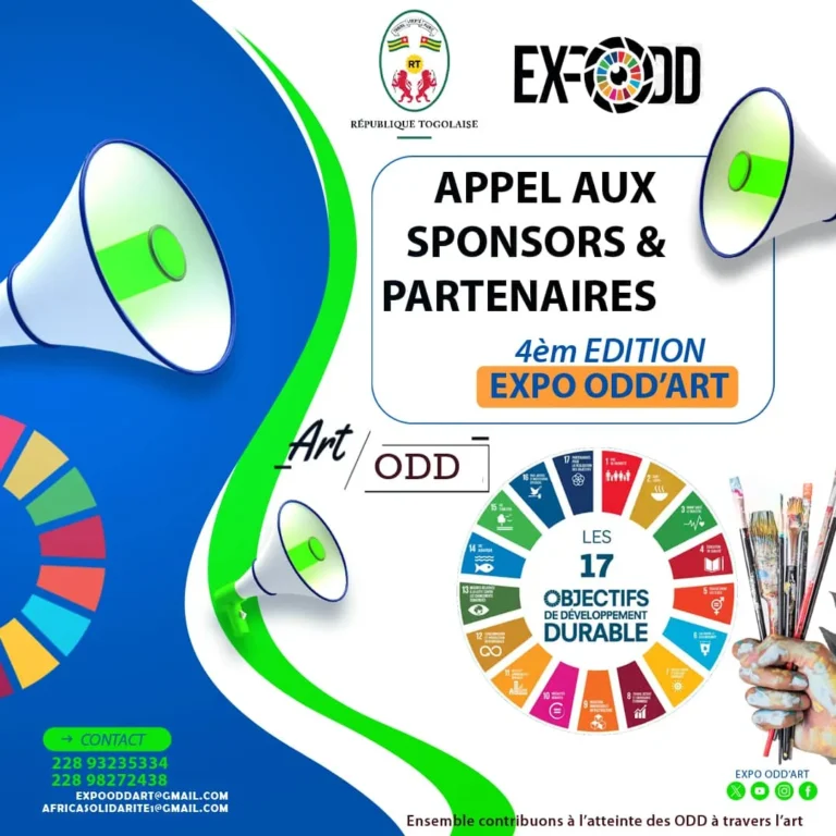 Participez à la 4ᵉ Édition de l’Expo ODD’ART au Togo : Un Engagement pour l’Art et le Développement Durable