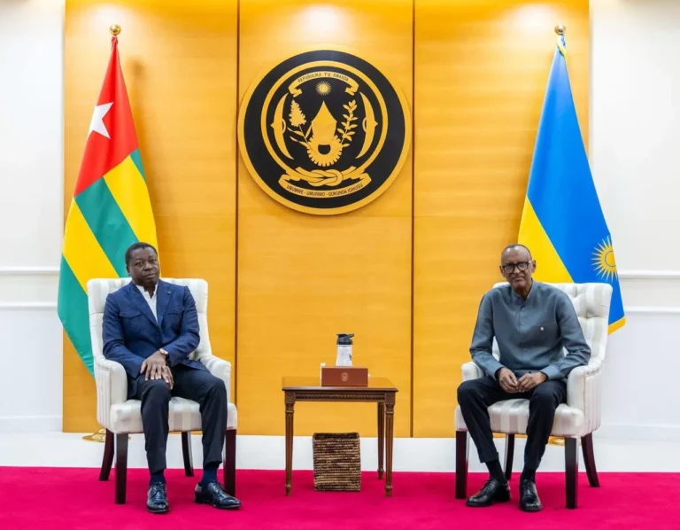 Faure Gnassingbé en mission à Kigali pour relancer le dialogue entre le Rwanda et la RDC