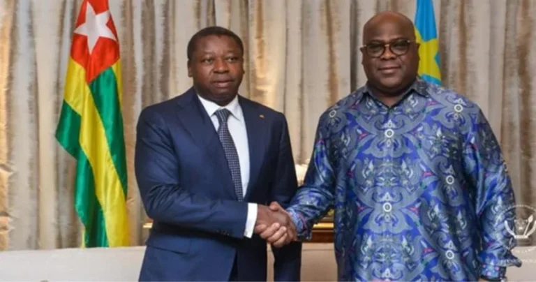 RDC : Félix Tshisekedi reçoit Faure Gnassingbé, nouveau médiateur de l’Union africaine dans la crise RDC-Rwanda