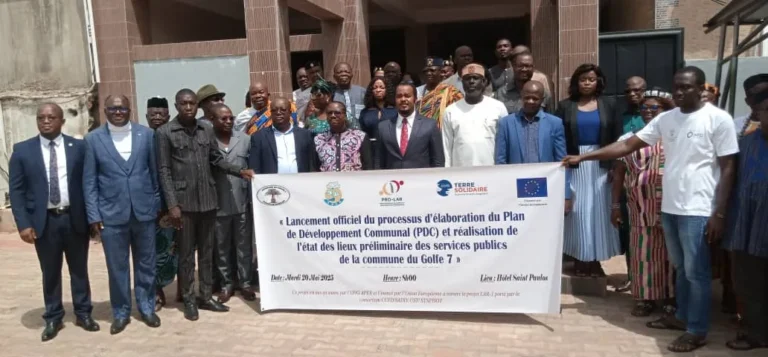 La commune Golfe 7 lance le processus d’élaboration de son Plan de Développement Communal