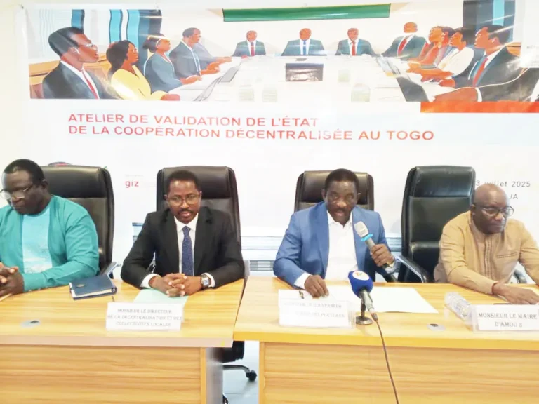 Coopération décentralisée : le Togo valide son rapport 2020-2024