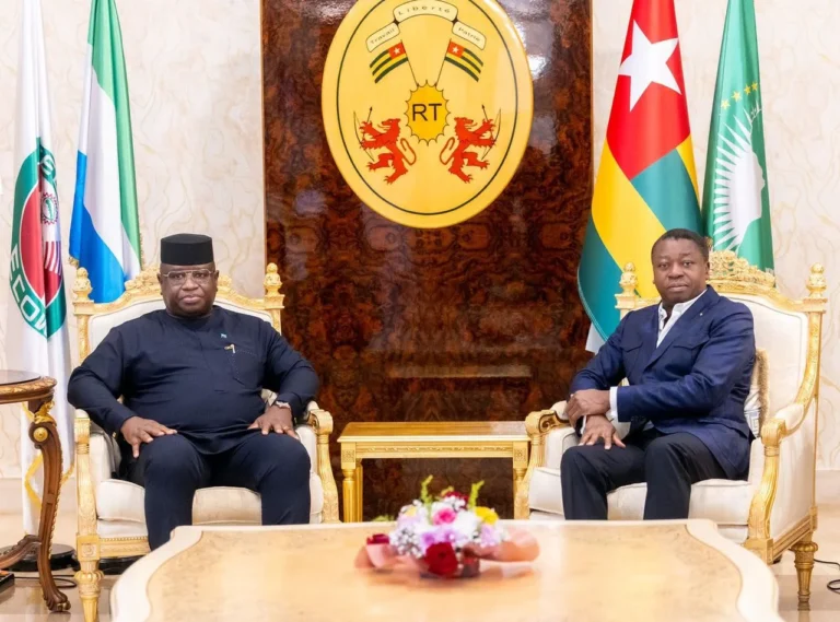 Relations bilatérales : Julius Maada Bio en visite officielle à Lomé