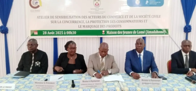 Togo : un atelier de renforcement des capacités sur la concurrence, la protection des consommateurs et le marquage des produits