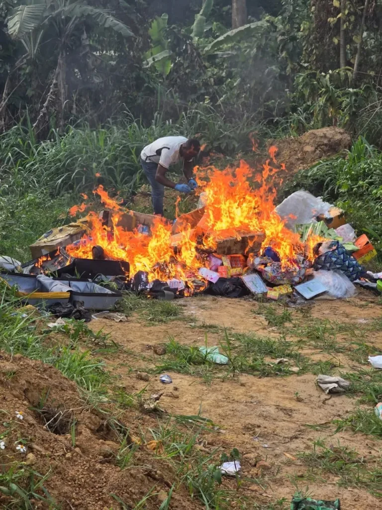 Des fétiches saisis à l’aéroport de Libreville incinérés: les raisons !