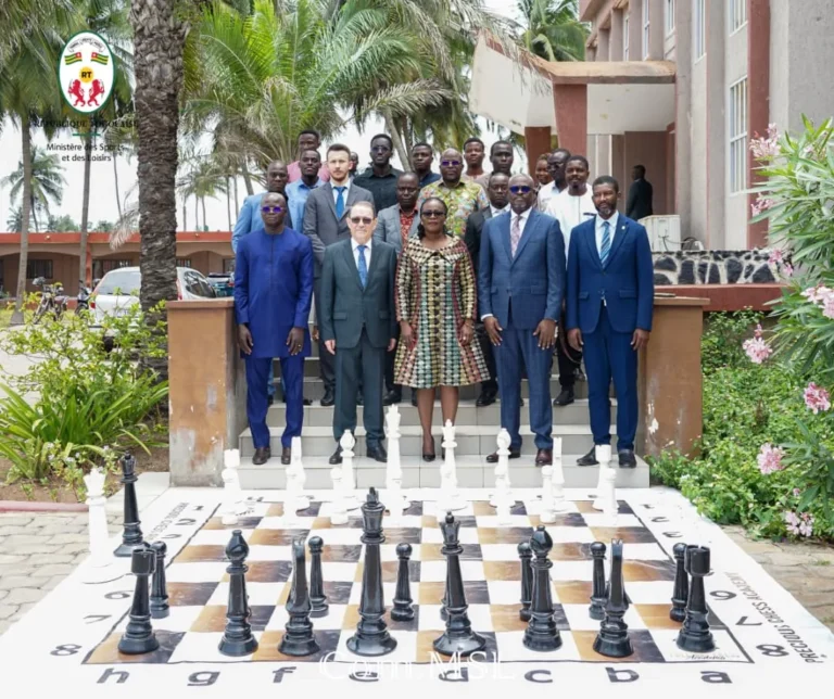 Échecs : cinq joueurs togolais honorés après leur victoire contre la Russie
