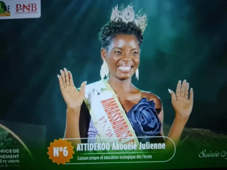 Julienne Attidekou élue Ambassadrice de l’Environnement 2026