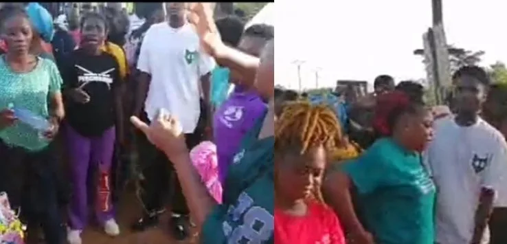 Tension à Gbatopé par les employés de la SNI: la route Tsévié–Tabligbo bloqué