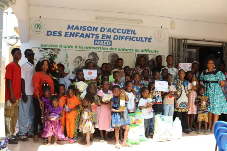 Fêtes de fin d’année : la MAED offre un Noël solidaire aux enfants vulnérables et à leurs familles