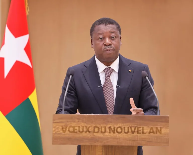 Discours de fin d’année : la vision de Faure Essozimna Gnassingbé pour 2026
