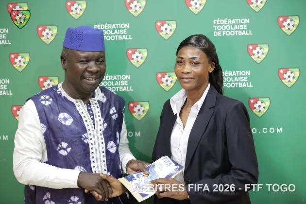 Remise des badges FIFA 2026 : l’arbitrage togolais franchit un cap avec deux nouveaux internationaux et un premier arbitre VAR