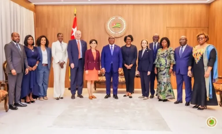 Une délégation du Congrès américain reçue par le président de l’Assemblée nationale togolaise