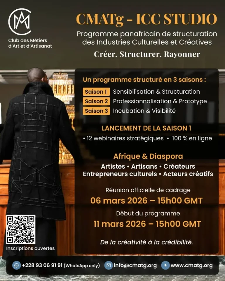 ICC Studio lancé pour structurer et professionnaliser les Industries Culturelles et Créatives