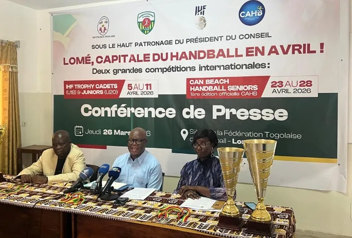 Lomé au cœur du handball africain avec deux grandes compétitions en avril