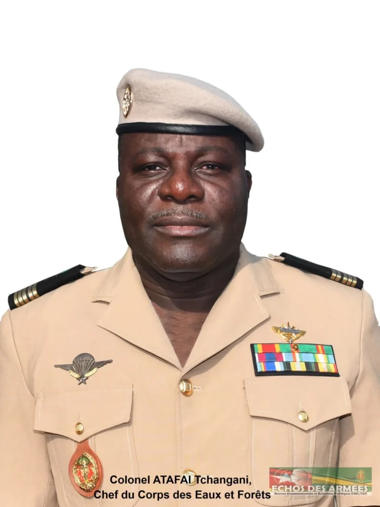 Togo : le colonel ATAFAI Tchangani nommé à la tête du corps des eaux et forêts