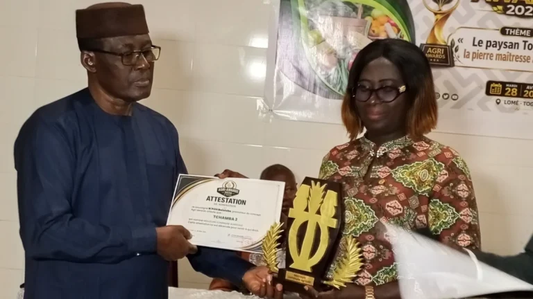 Tchamba 2 distinguée aux Agri Awards 2026 : une reconnaissance du dynamisme agricole local