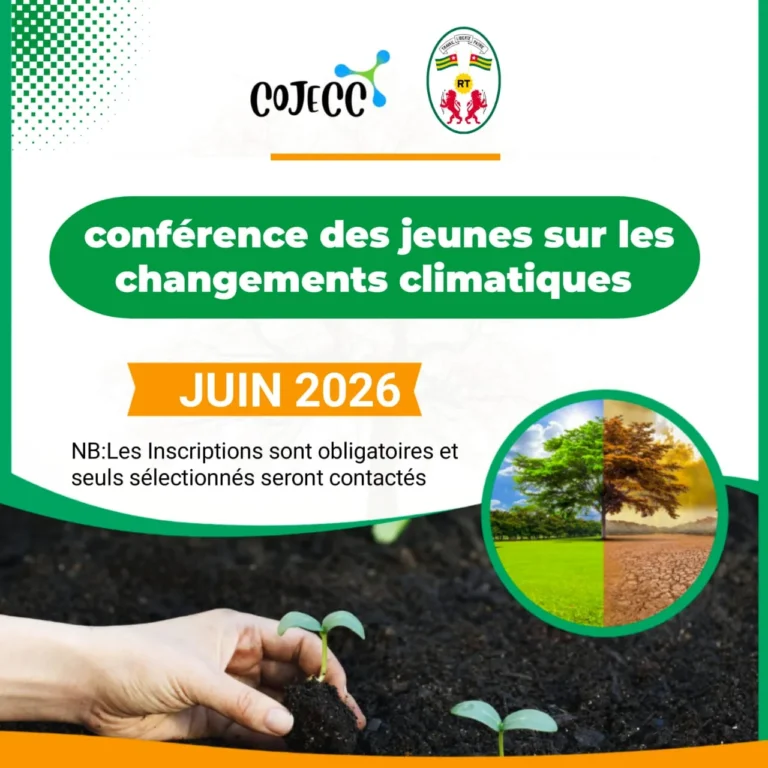 COJECC 2026 : un atelier pour renforcer l’engagement des jeunes face au changement climatique