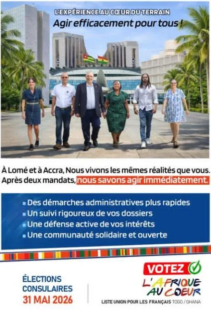 Français du Togo et du Ghana : pourquoi la liste « L’Afrique au cœur » veut convaincre la communauté française