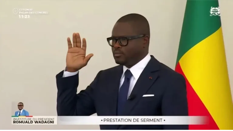 Bénin : Romuald Wadagni investi président