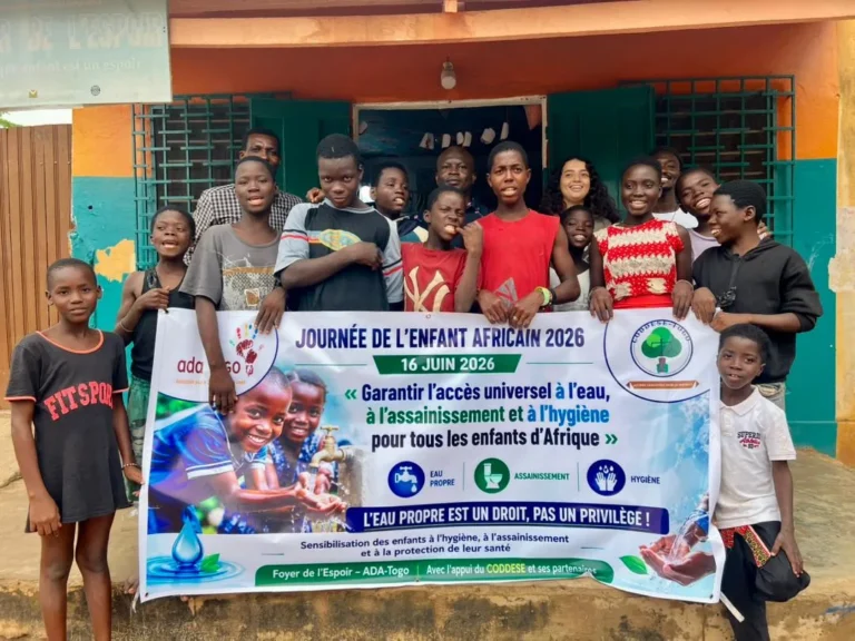 Au Foyer de l&rsquo;Espoir, ADA-Togo célèbre la Journée de l&rsquo;Enfant Africain autour du droit à l&rsquo;eau et à l&rsquo;hygiène