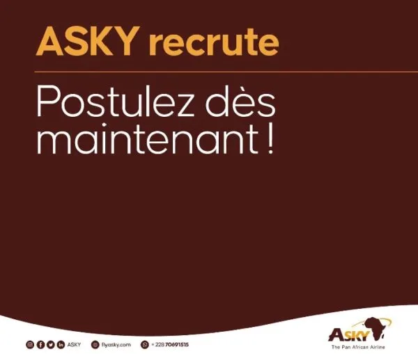 Asky lance un recrutement de personnels navigants commerciaux