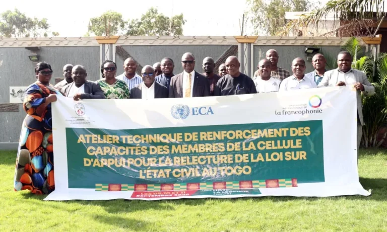 État civil au Togo : le MATGLAC renforce les capacités des acteurs pour une réforme du cadre juridique